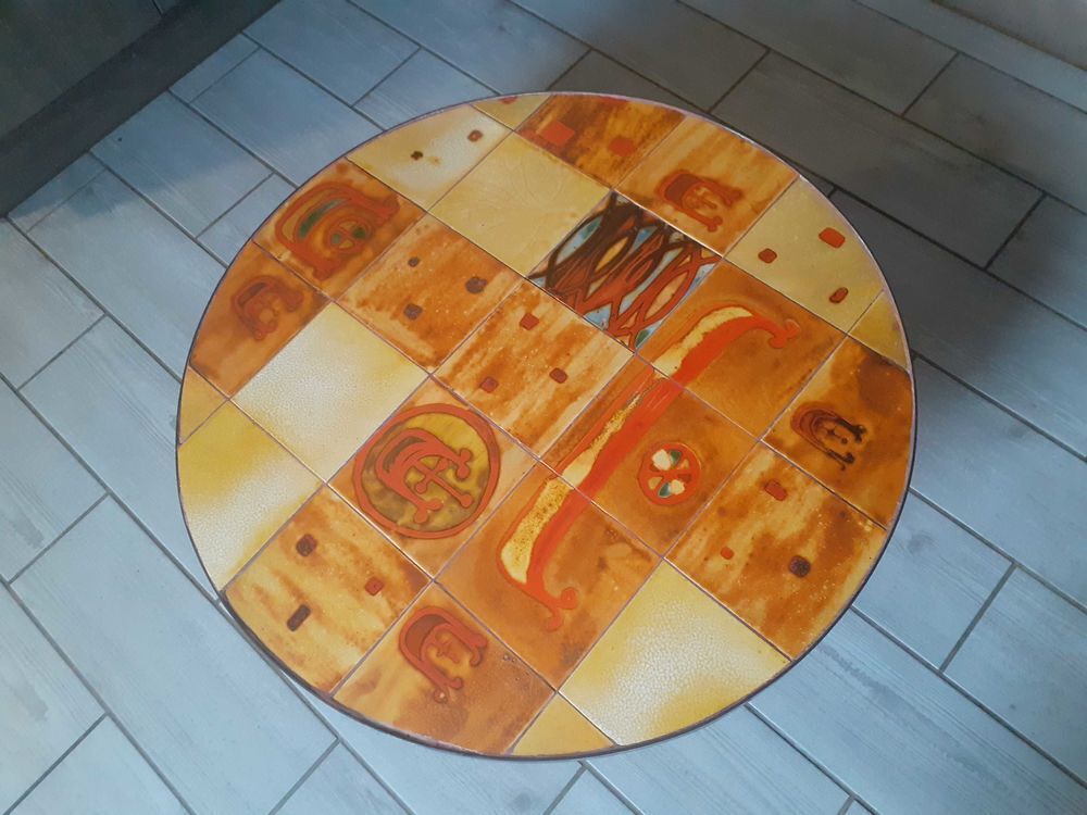 table Vintage c&eacute;ramique Meubles