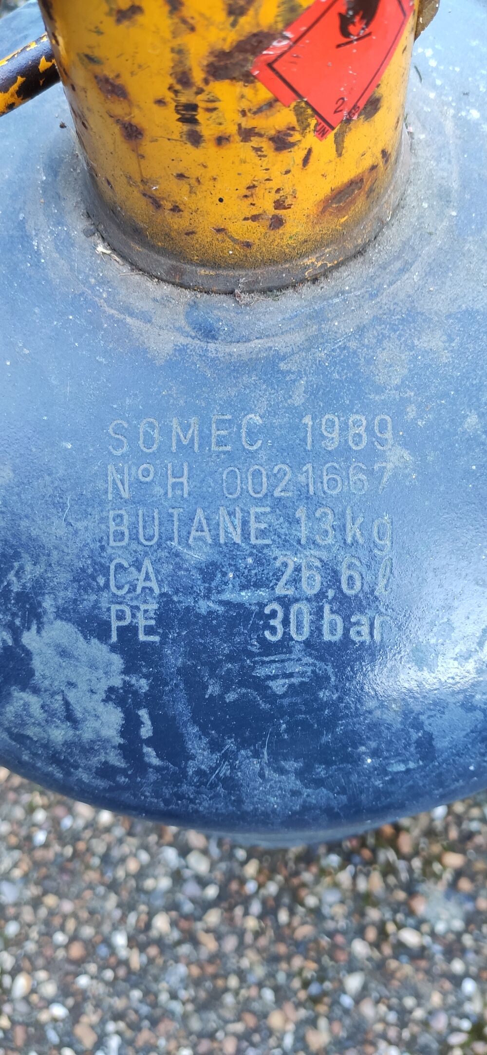 bouteille de gaz Electroménager