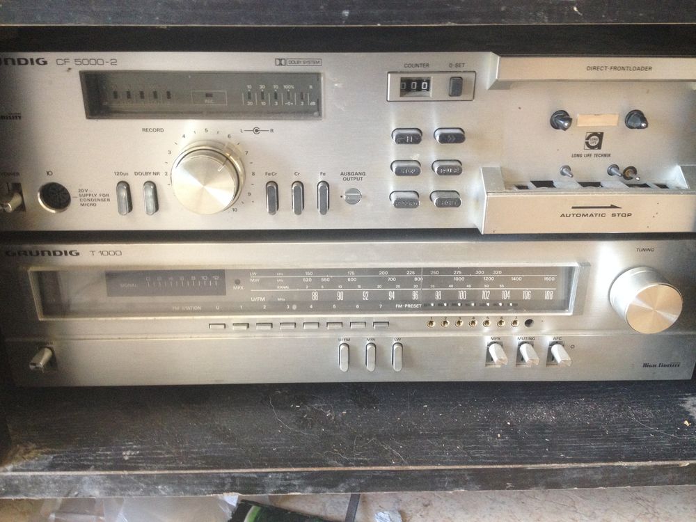 chaine grundig v1000 cf5000 mk2 t1000 Audio et hifi