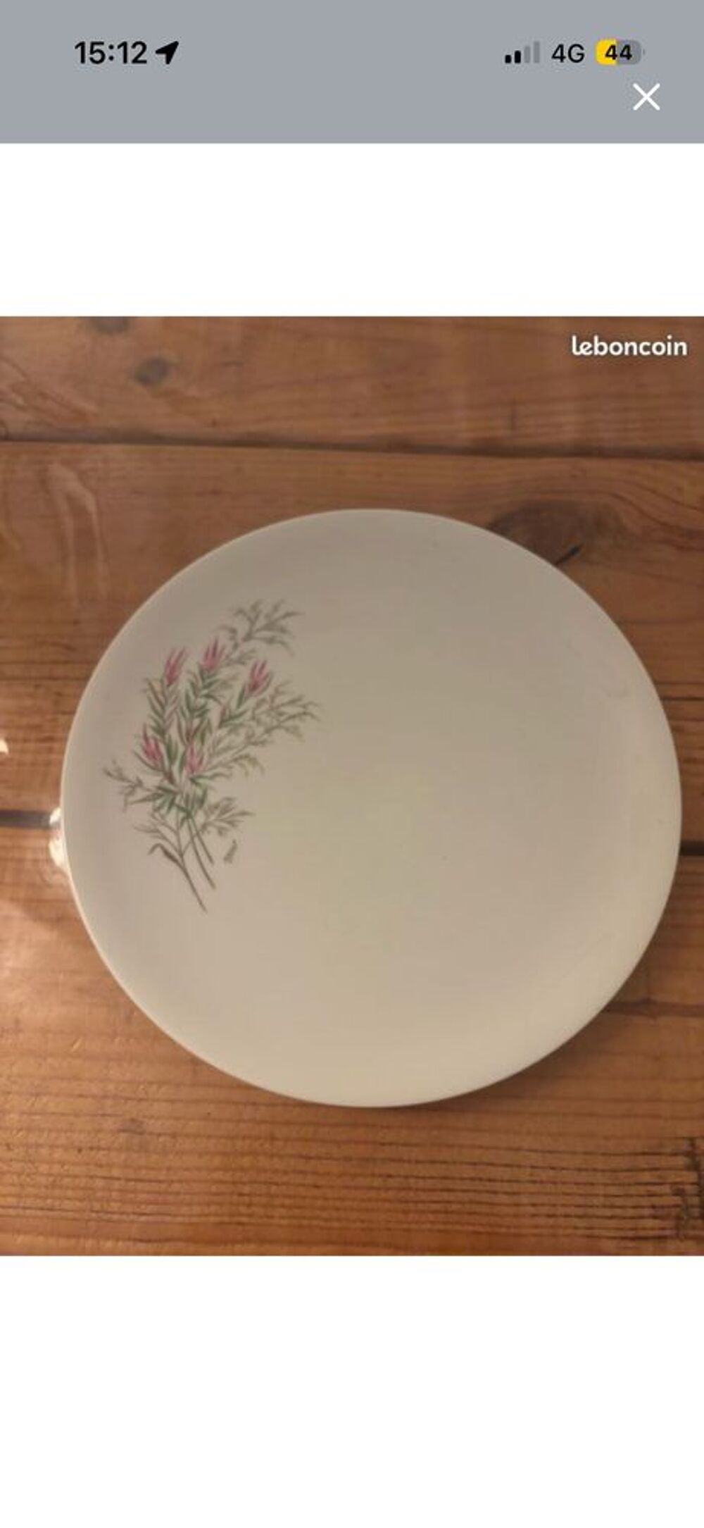 lot de 7 assiettes en porcelaine Décoration