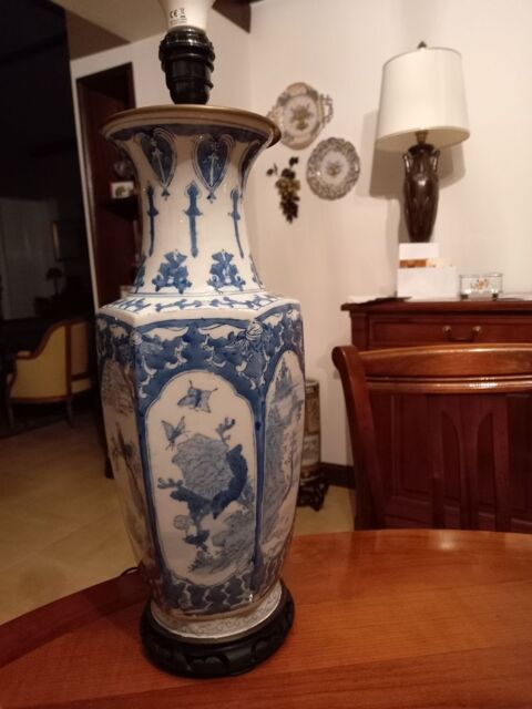 lampe Porcelaine hauteur 57cm 80 Blacqueville (76)