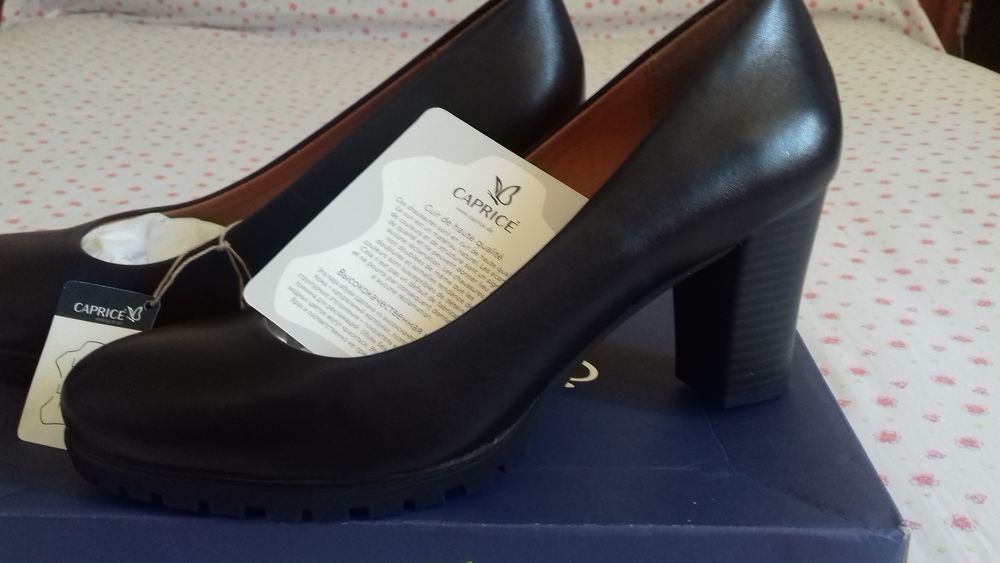 Escarpins cuir noir Chaussures