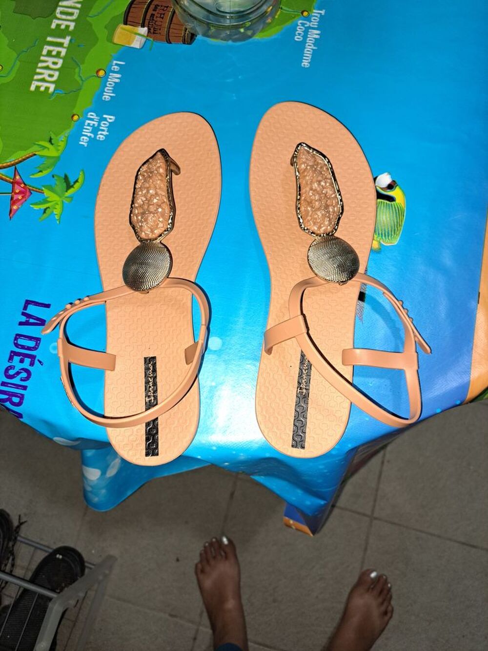 Sandales beige Chaussures