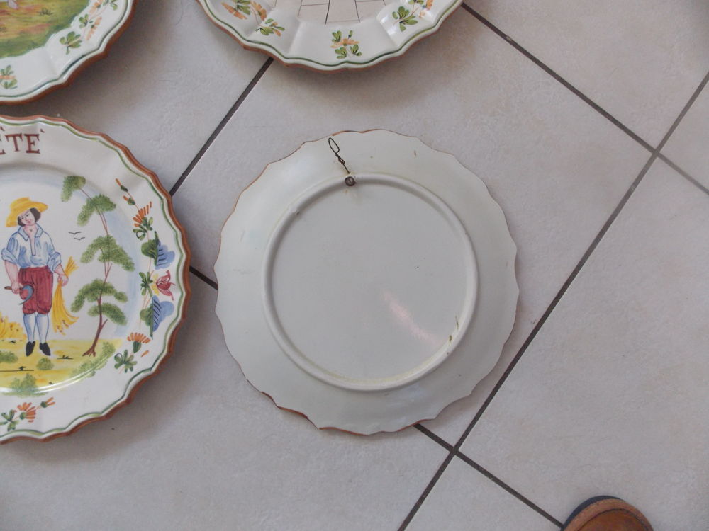 lot de 4 assiettes en c&eacute;ramique 4 saisons Décoration