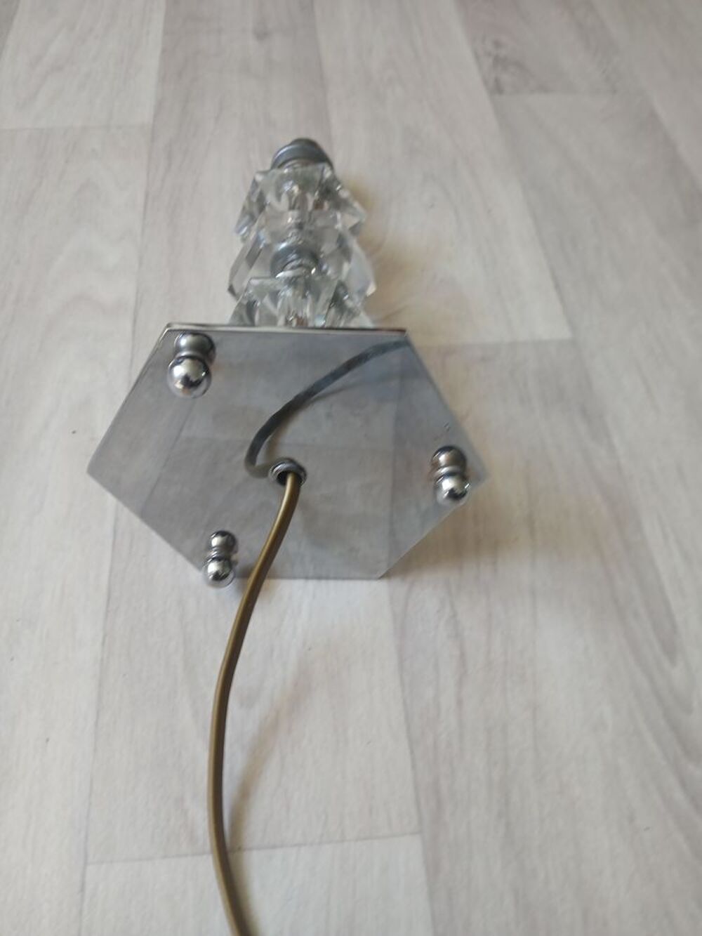 Lampe vintage en verre Décoration