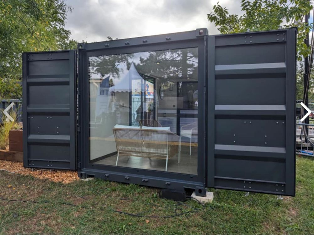 container am&eacute;nag&eacute; Jardin