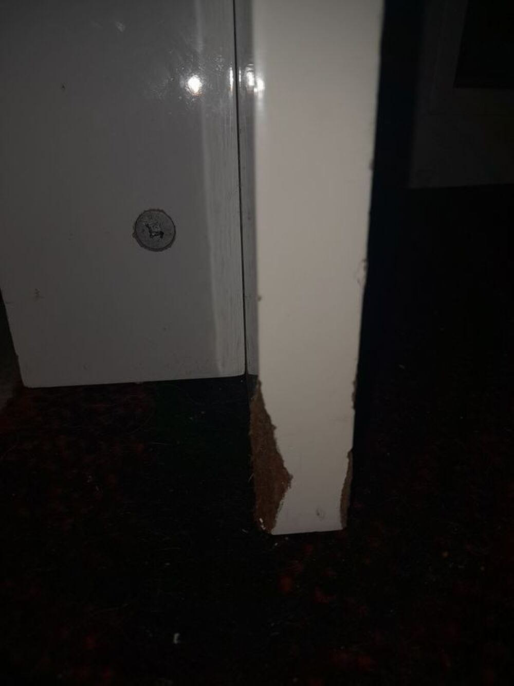 Table &agrave; manger blanche (160 cm) avec lumi&egrave;re led au centre Meubles