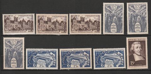 Timbres Neufs en triple ANNEE1951 40 Valros (34)