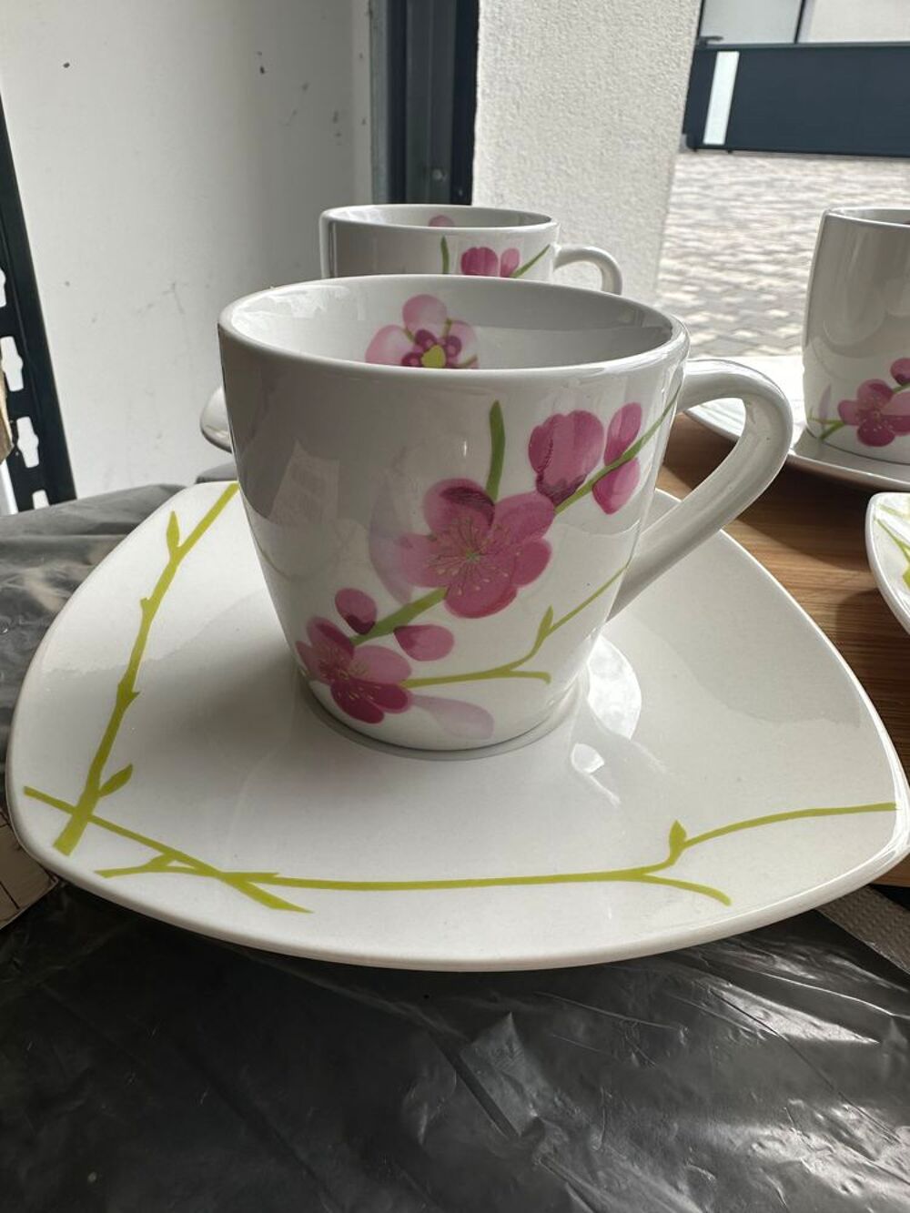 service &agrave; caf&eacute; Décoration