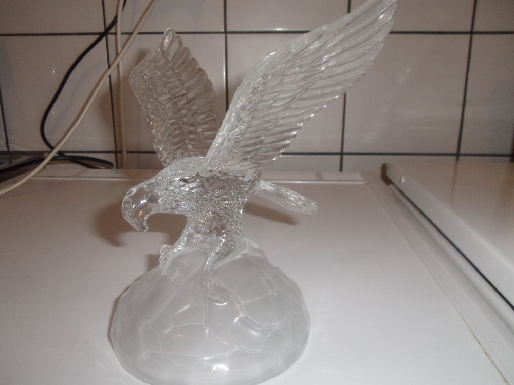 Aigle Royal en Cristal d'Arques, neuf Décoration