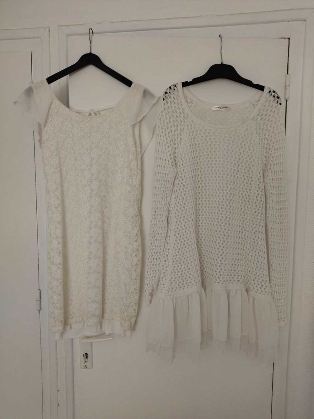 Lot 2 robes blanches Vêtements