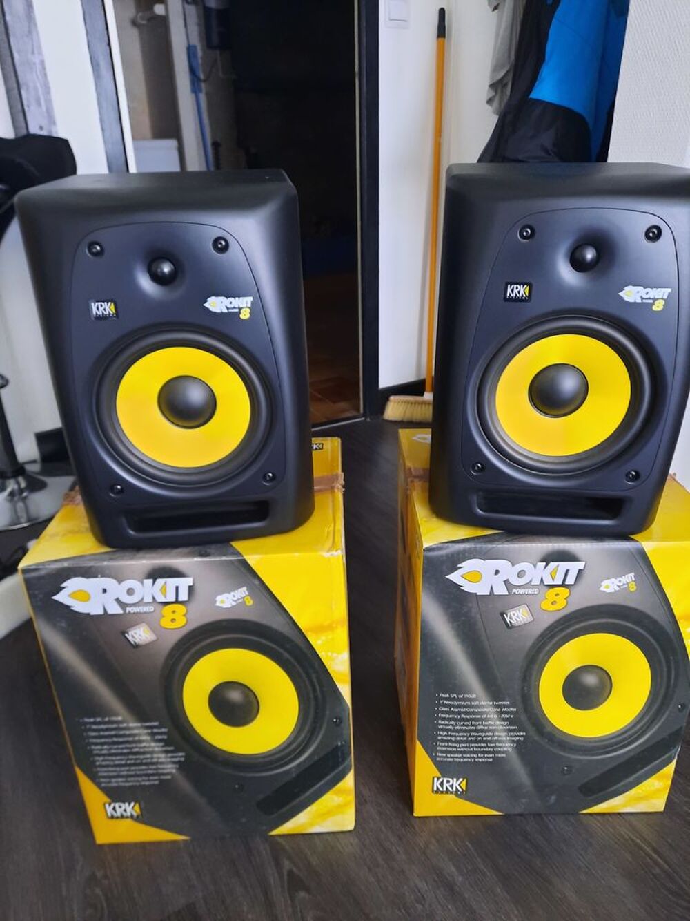 Enceintes de monitoring KrK Rokit8 G2 Instruments de musique