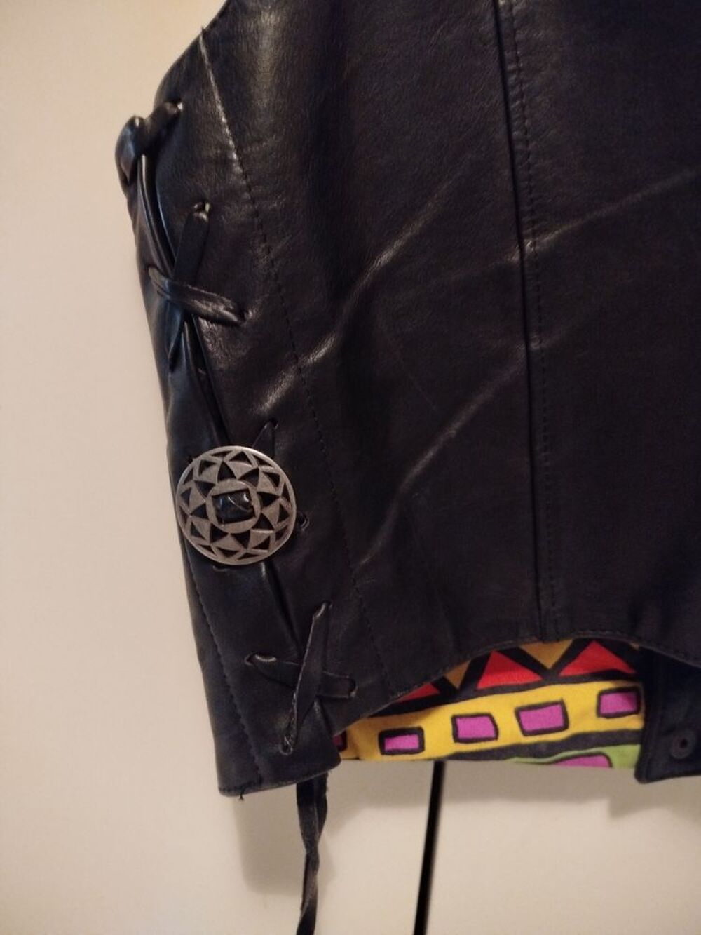 Gilet en cuir Vêtements