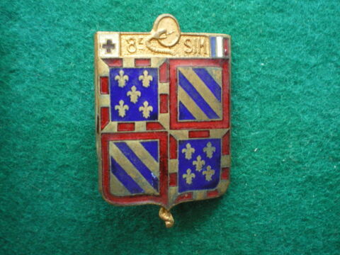 Insigne de Santé - 8° S.I.M. Section d'Infirmiers Militaires 45 Caen (14)