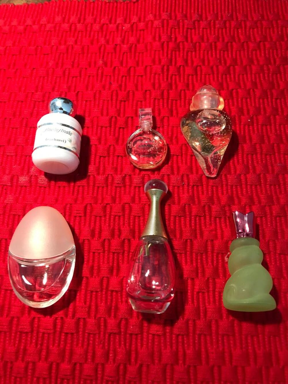Six miniatures de parfum originales 03 