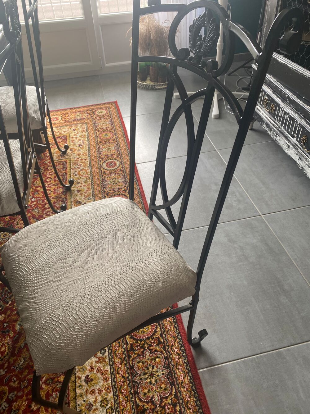 6 Chaises de salle &agrave; manger Meubles