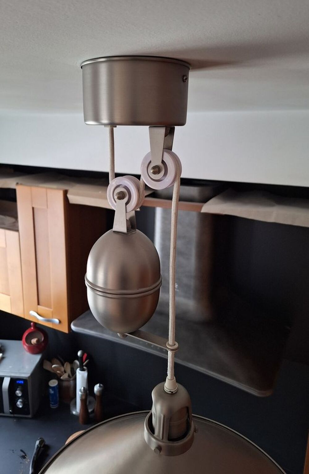 Lampe Suspension Plafonnier avec contrepoids Décoration