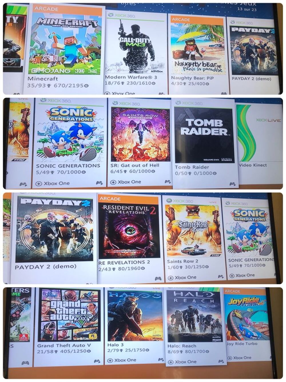 KINECT/ Xbox craquer pour les jeux Xbox one avec 23 jeux Consoles et jeux vidéos
