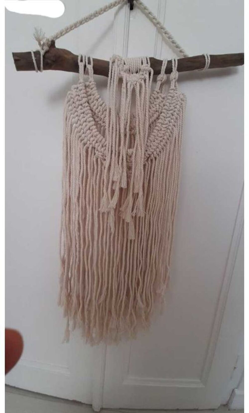 d&eacute;coration vrai bois macram&eacute; Décoration