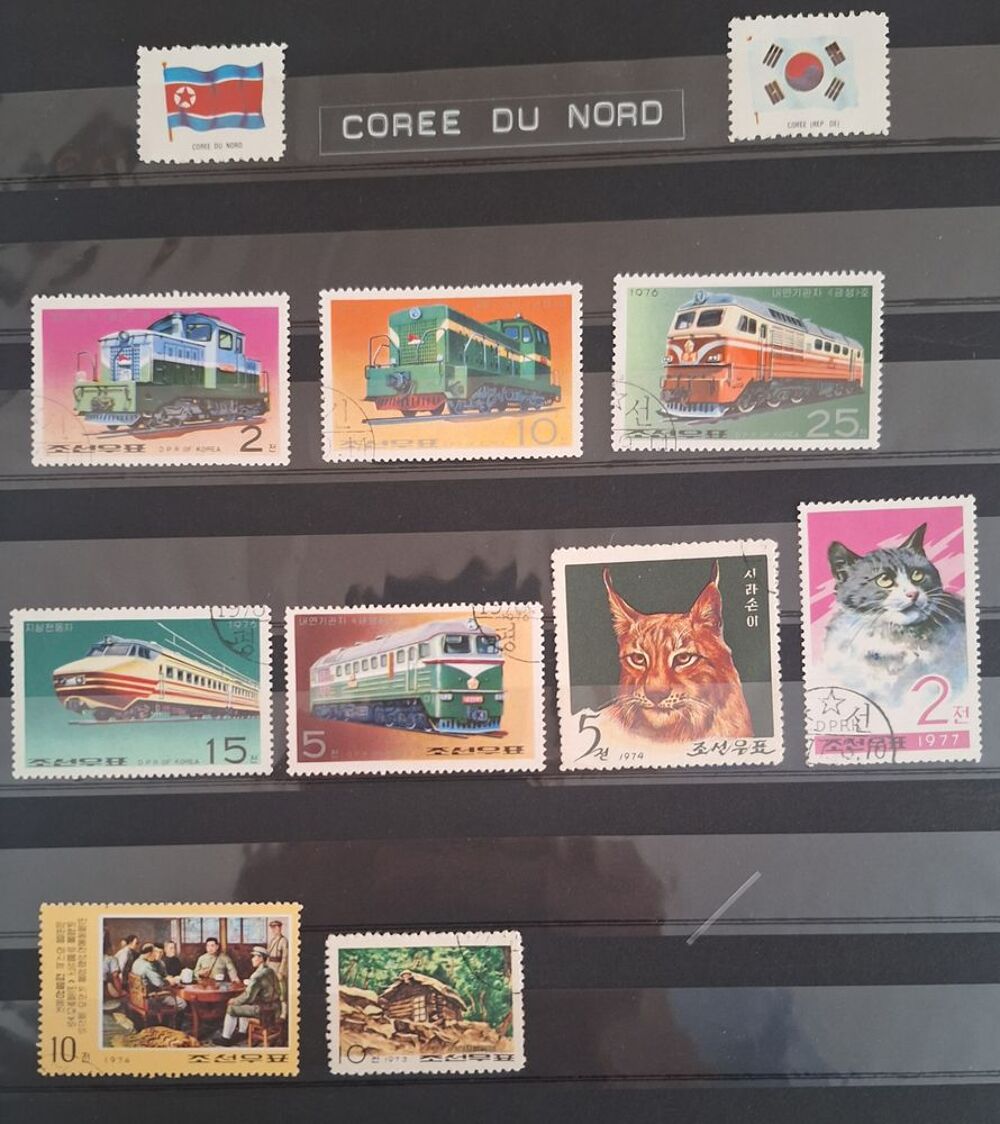 Lot de 200 timbres du monde entier (Div2) 