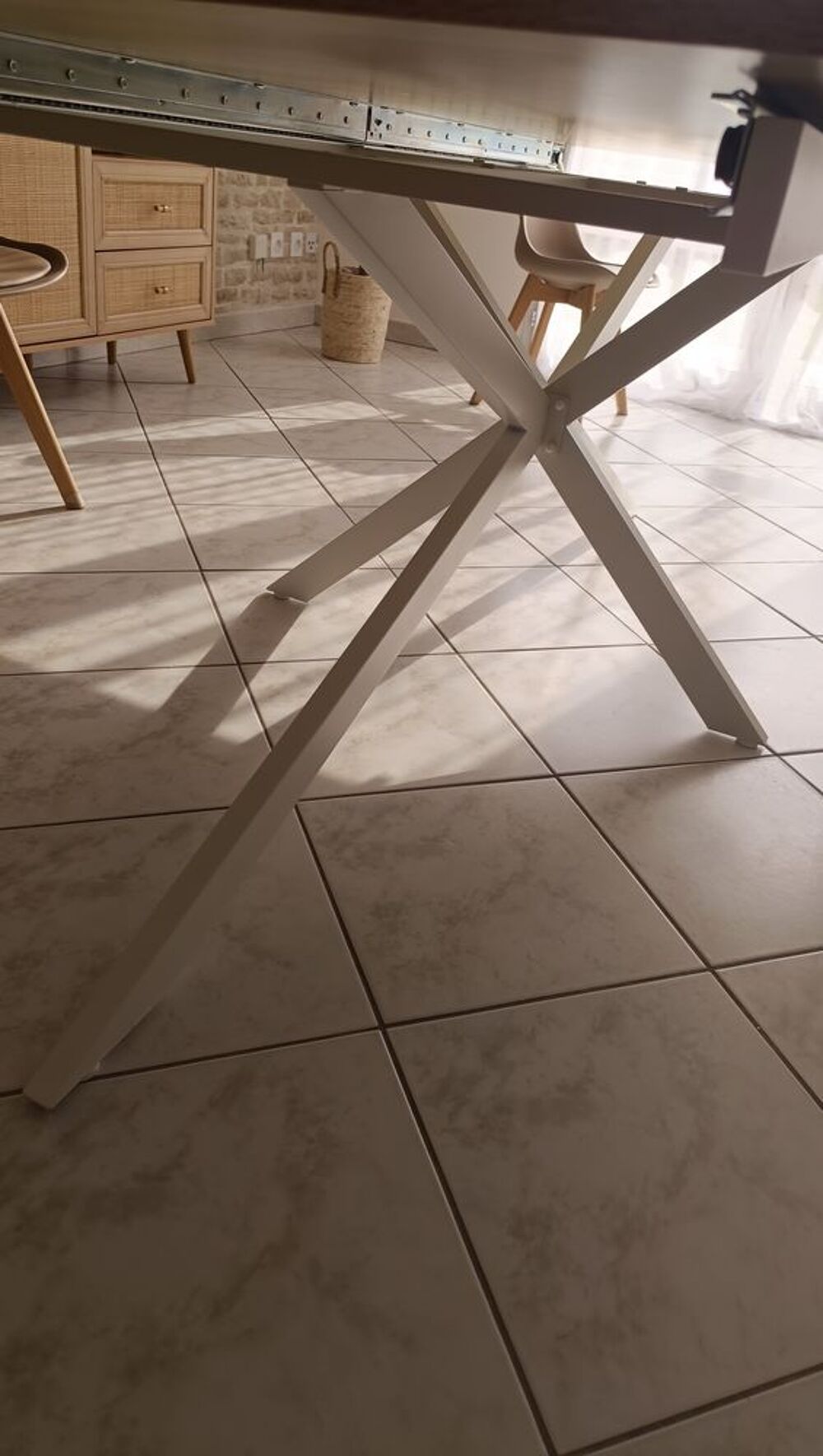 Table de salle &agrave; manger avec rallonge Meubles
