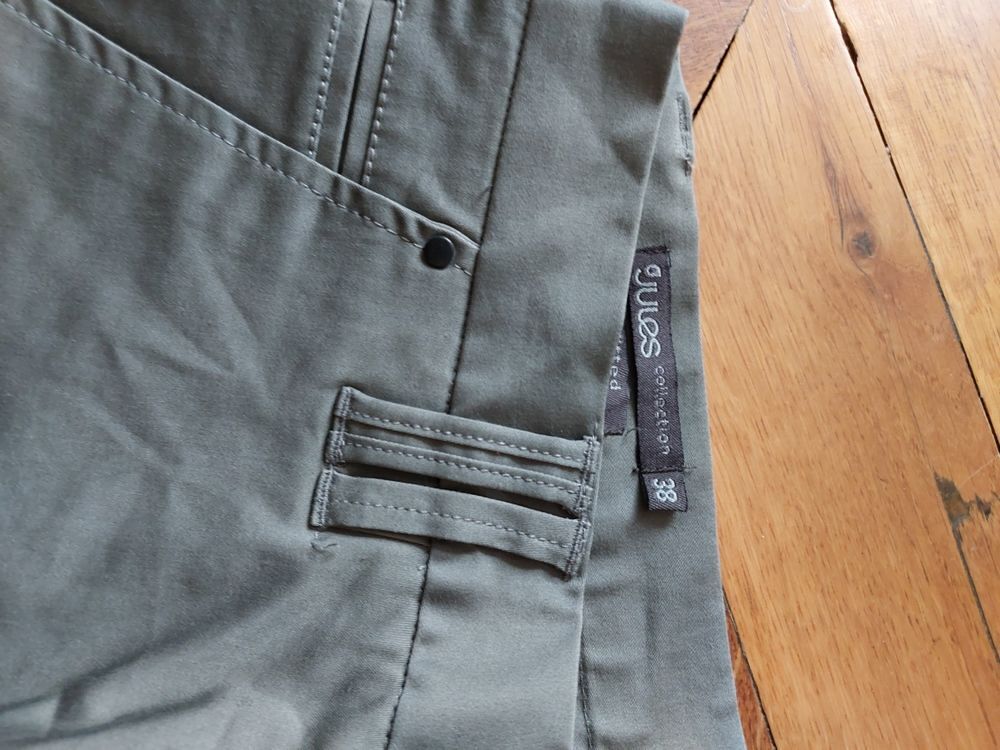 pantalon droit gris taille 38 Vêtements