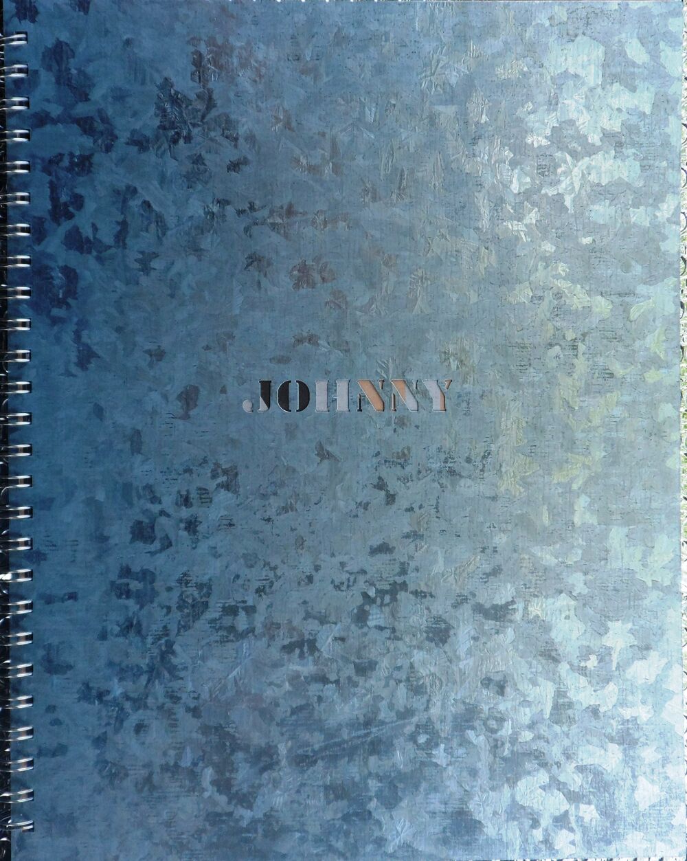 JOHNNY HALLYDAY LE LIVRE M&Eacute;TAL TR&Egrave;S PEU UTILIS&Eacute; COMME NEUF 