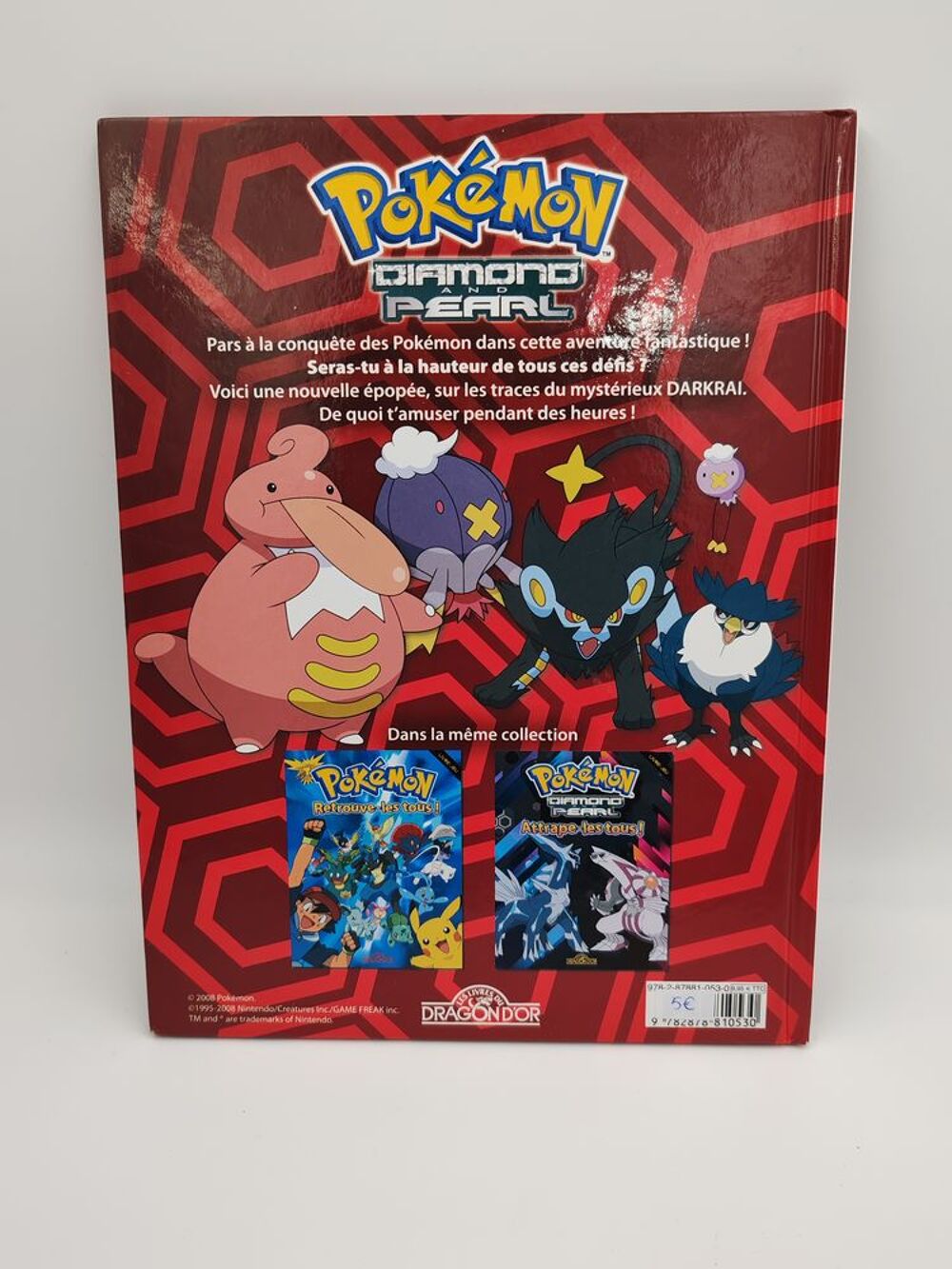 Livre Jeu Pok&eacute;mon Diamond and Pearl Aventure Darkrai Livres et BD