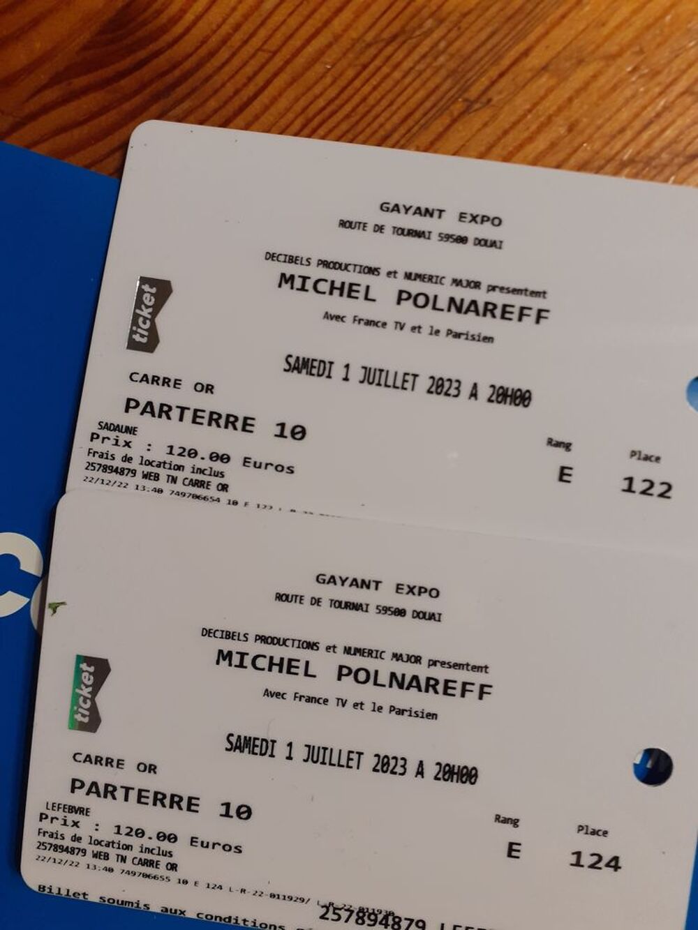 Place concert Michel Polnareff Billetterie