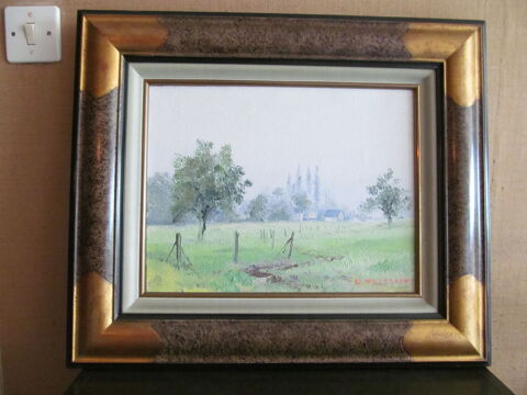 Tableau de D. TRUSSART (1948...) 100 Carri�res-sur-Seine (78)