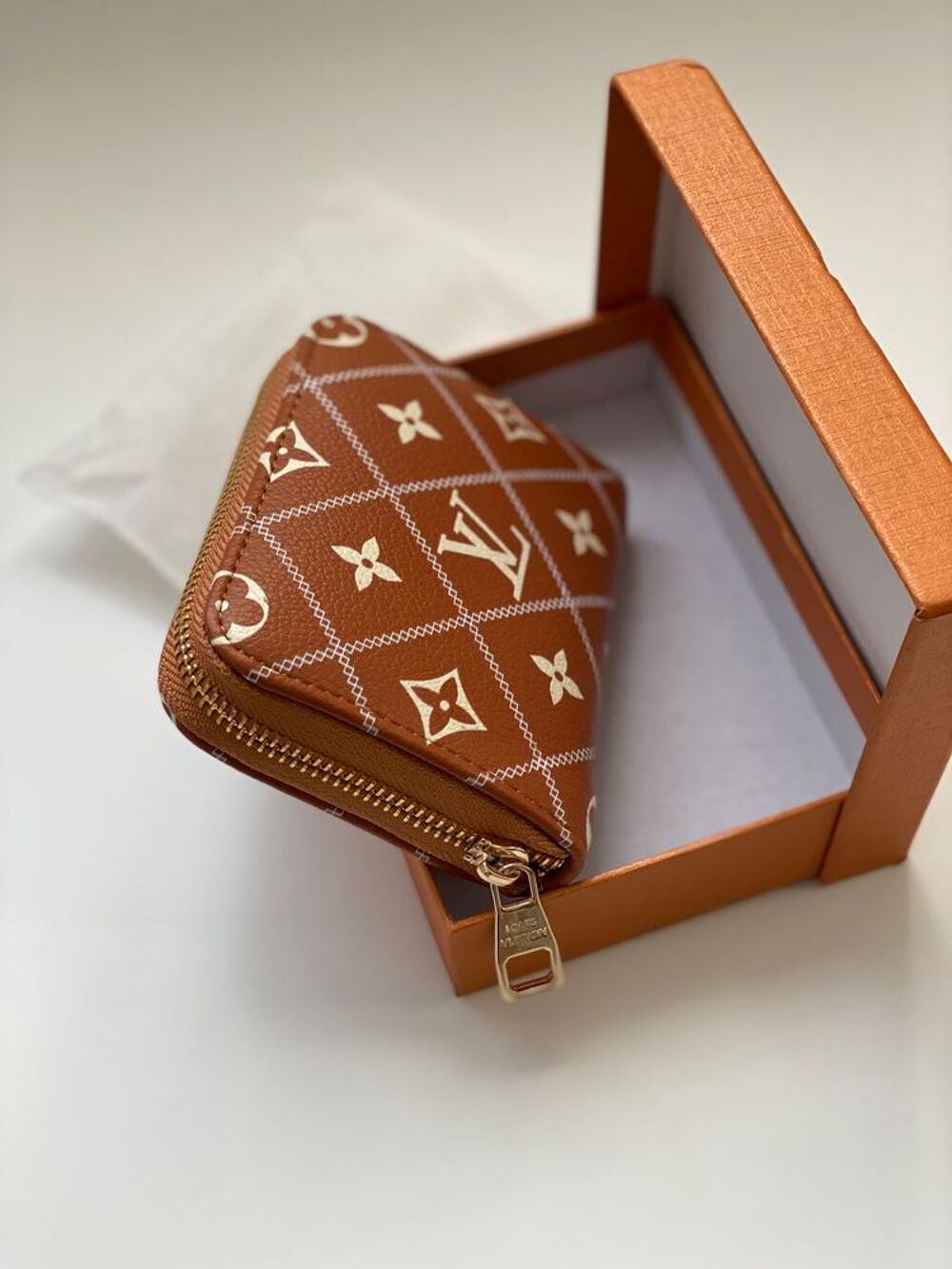 Vintage light brown wallet Maroquinerie