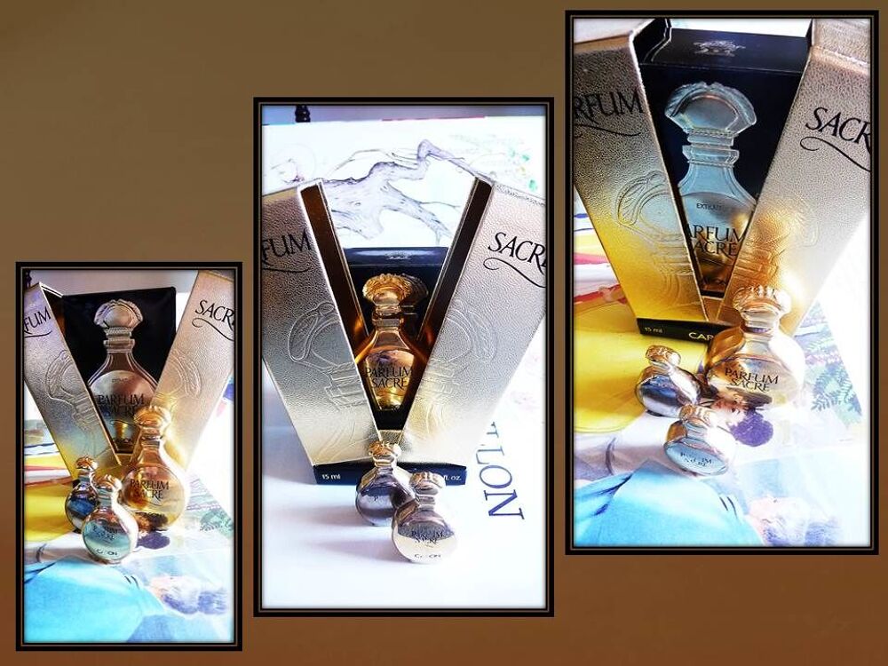 Flacon vintage, Parfum sacr&eacute; "Caron" 