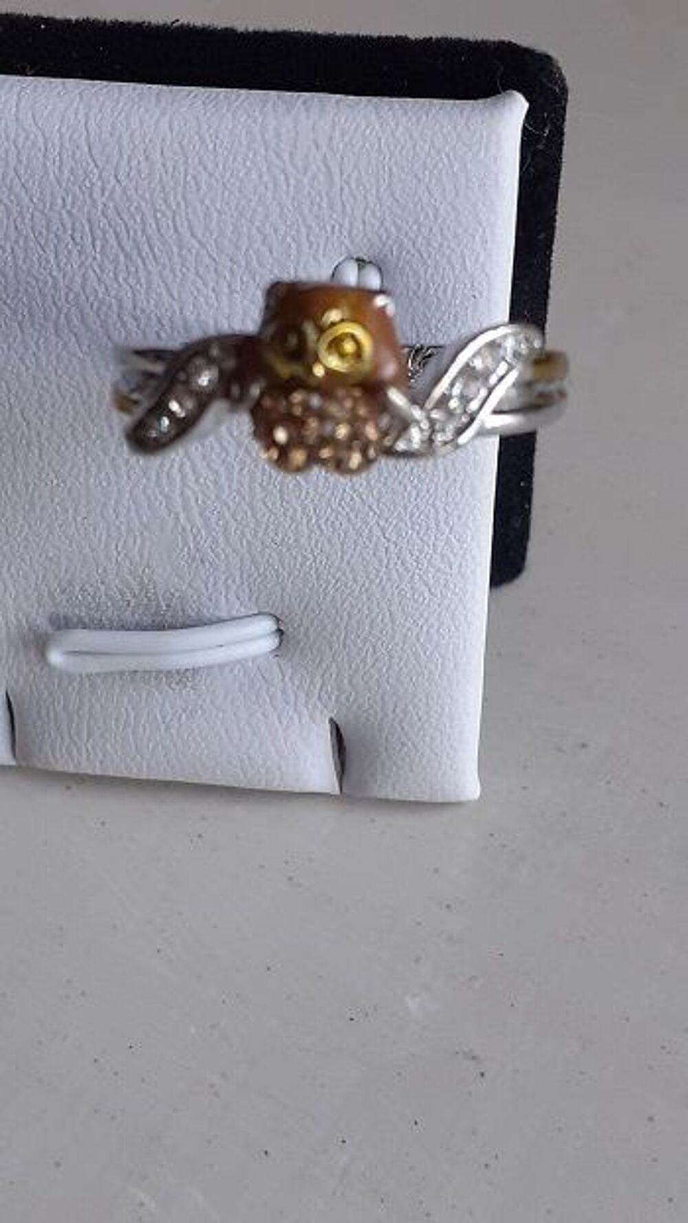 Chouette bague 2 tons Bijoux et montres