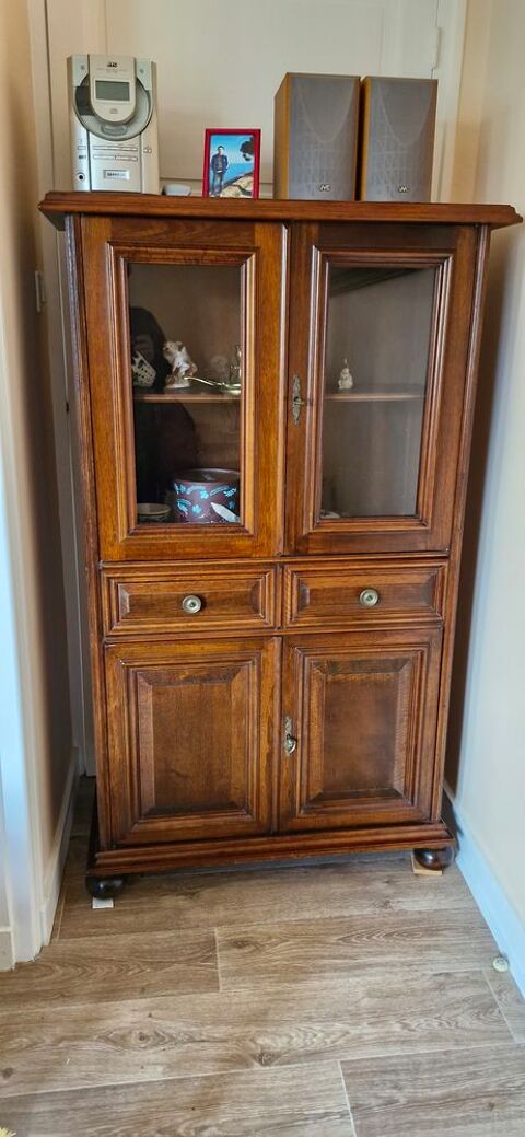 Vitrine Rustique Chne 1.46 x 0.85 x 0.36 90 Trlissac (24)