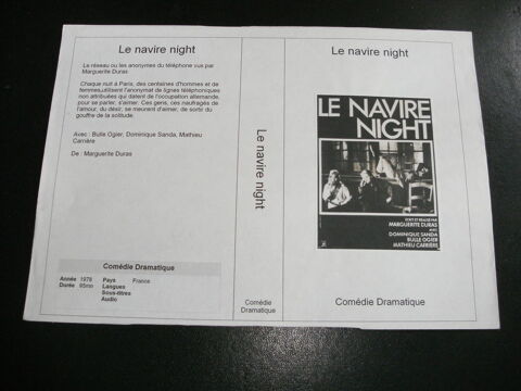 Film :   Le navire night   35 Saint-Médard-en-Jalles (33)