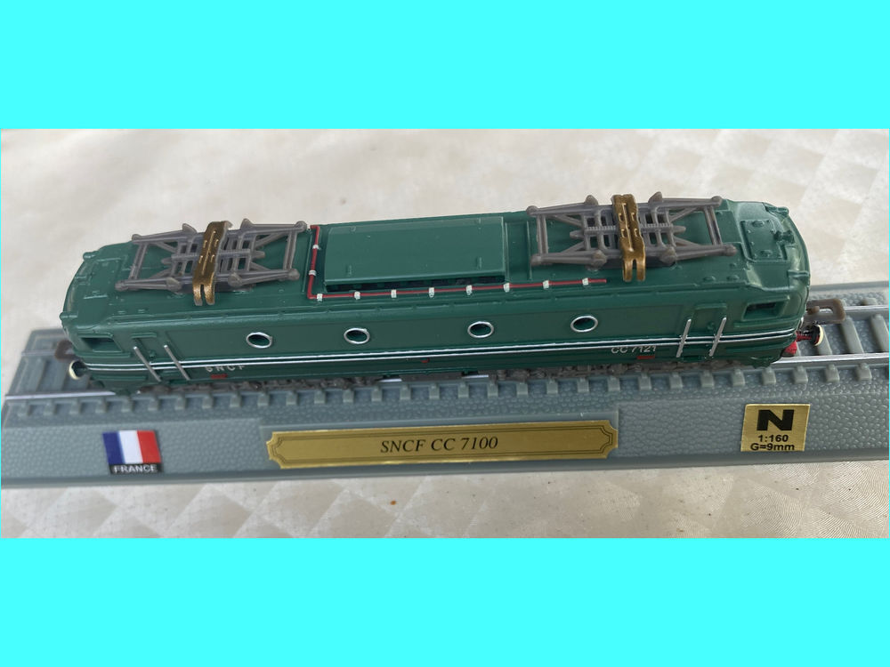 locomotrice sncf 1/64 eme serie CC 7100 loco n0 :7101 