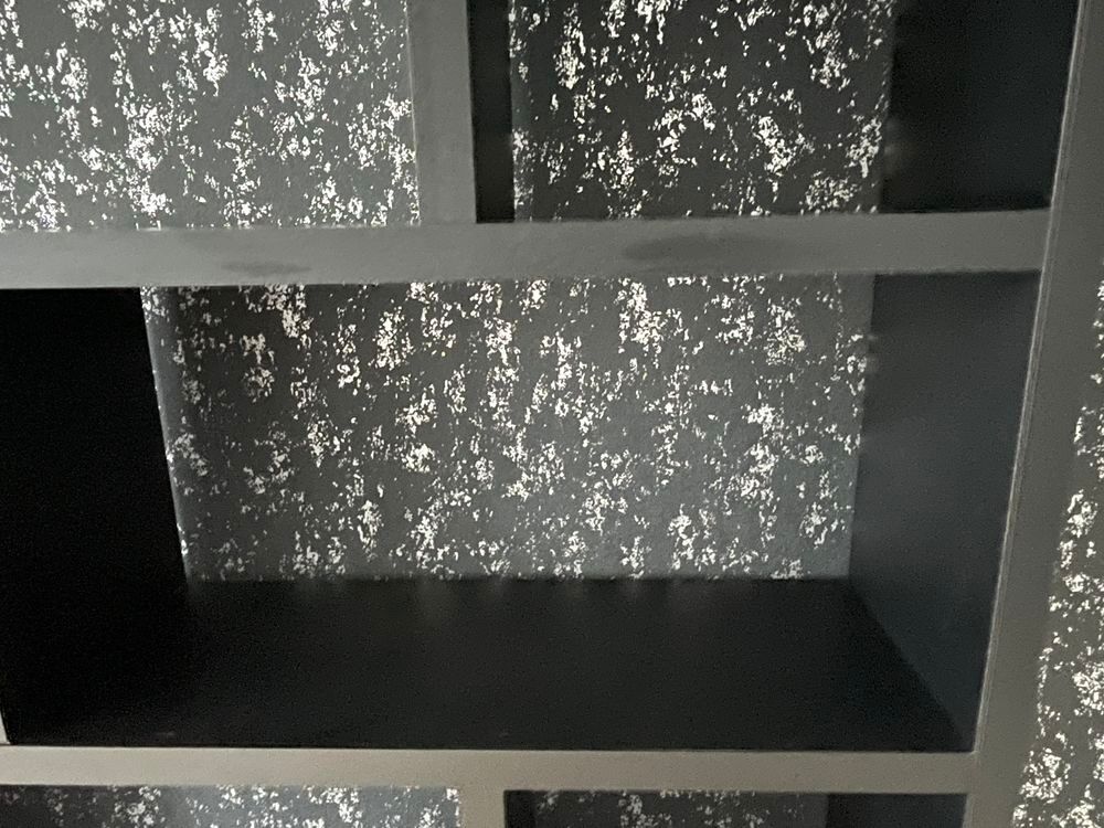 Biblioth&egrave;que s&eacute;paration - coloris noir Meubles