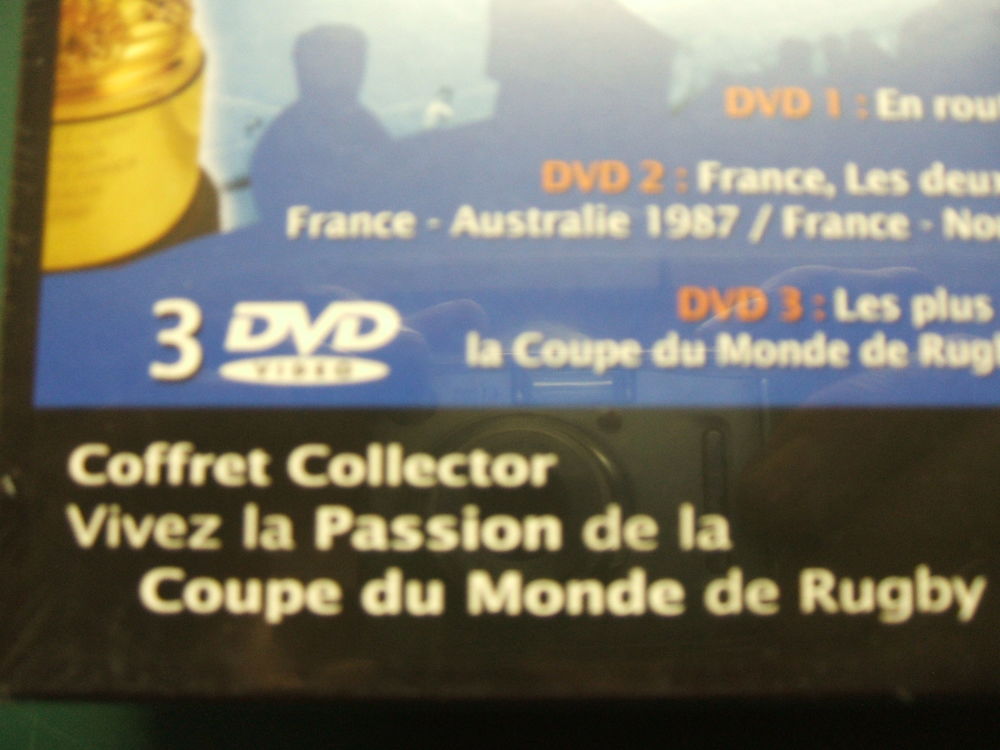 Coffret collector de 3 DVD coupes du monde de rugby
DVD et blu-ray