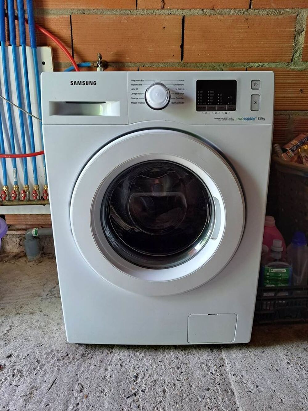 Lave linge 8kg Samsung Eco-buble Electroménager