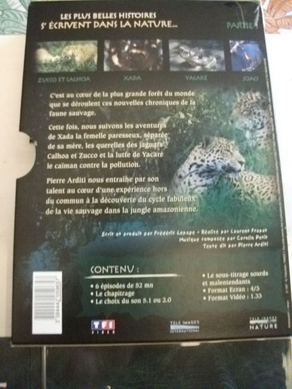 L'AMAZONIE Sauvage DVD et blu-ray