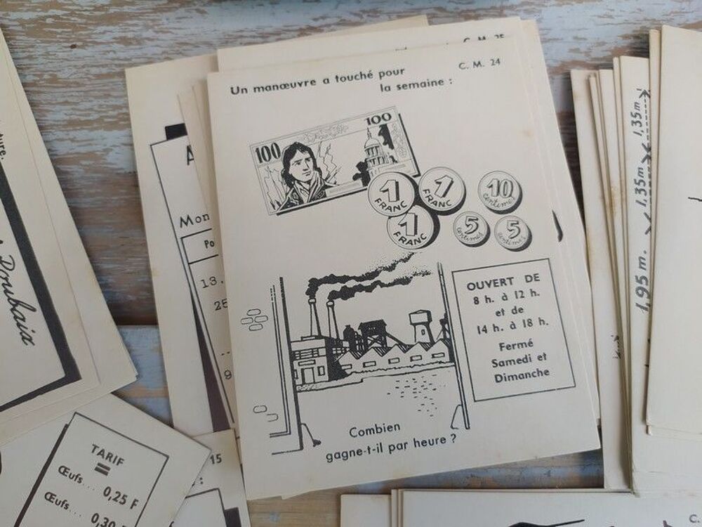 Les Probl&egrave;mes par L'Image CM1 Beugin-Winkopp ca1950 