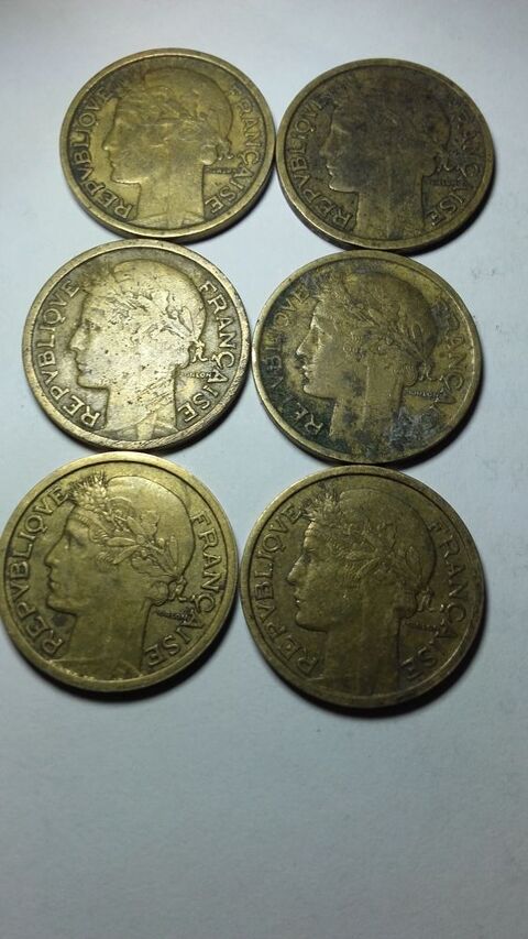 Lot de 12  pièces de 1 franc Morlon  0 Ancy-sur-Moselle (57)