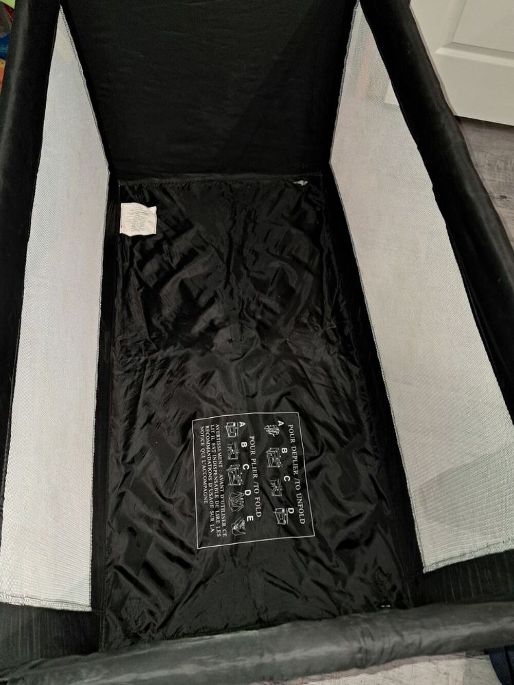Lit parapluie et matelas r&eacute;versible &eacute;t&eacute;/hiver Puériculture