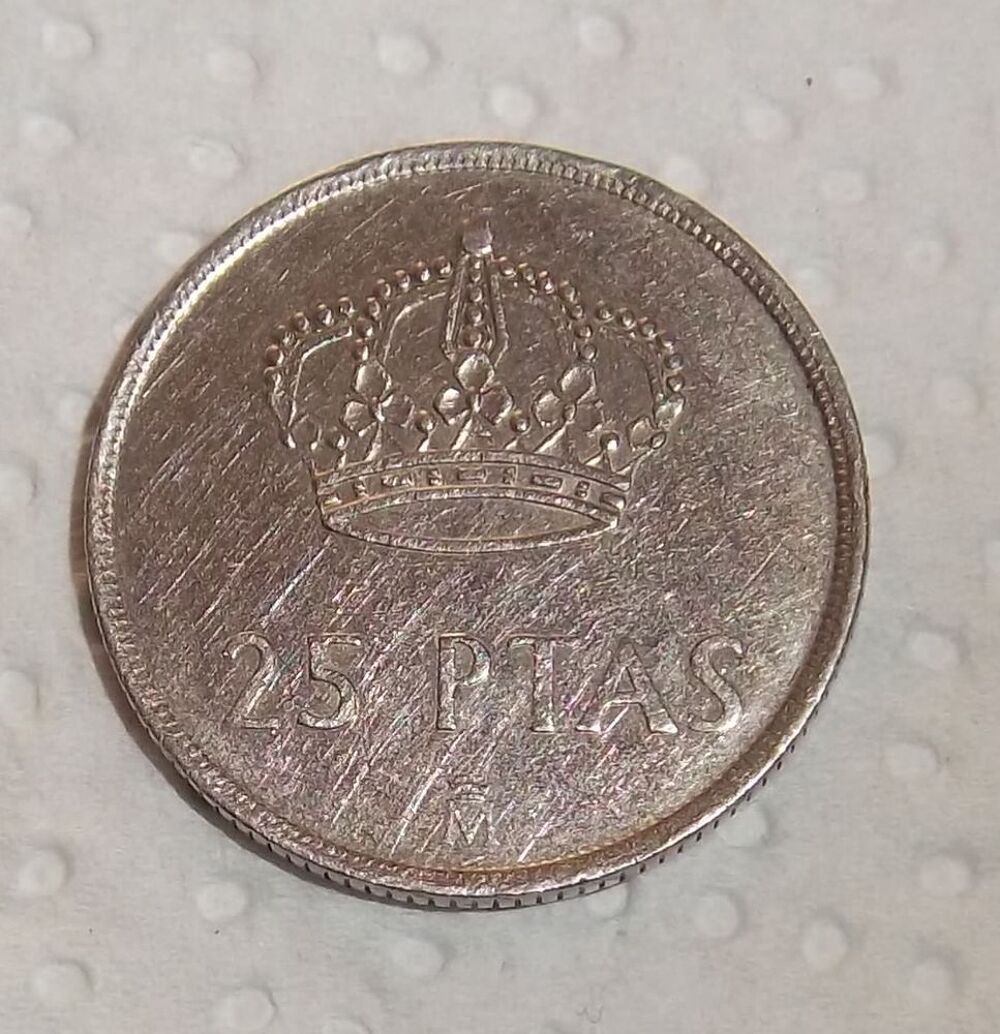 1 pi&egrave;ce de 25 ptas 1983 