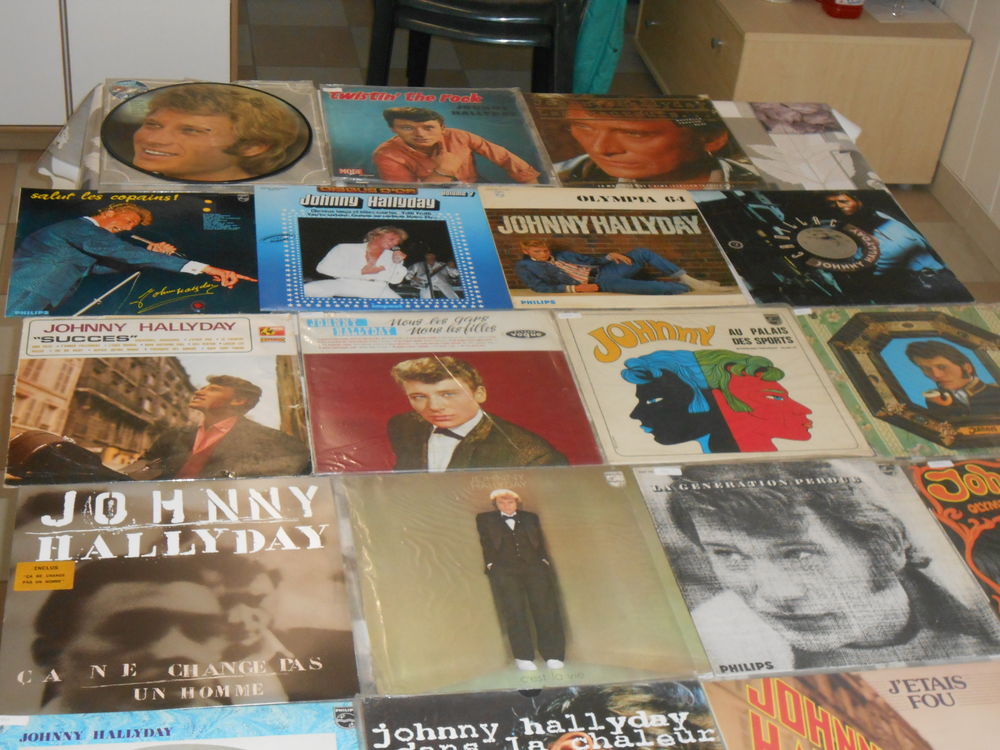 vinyles de johnnyy hallyday CD et vinyles
