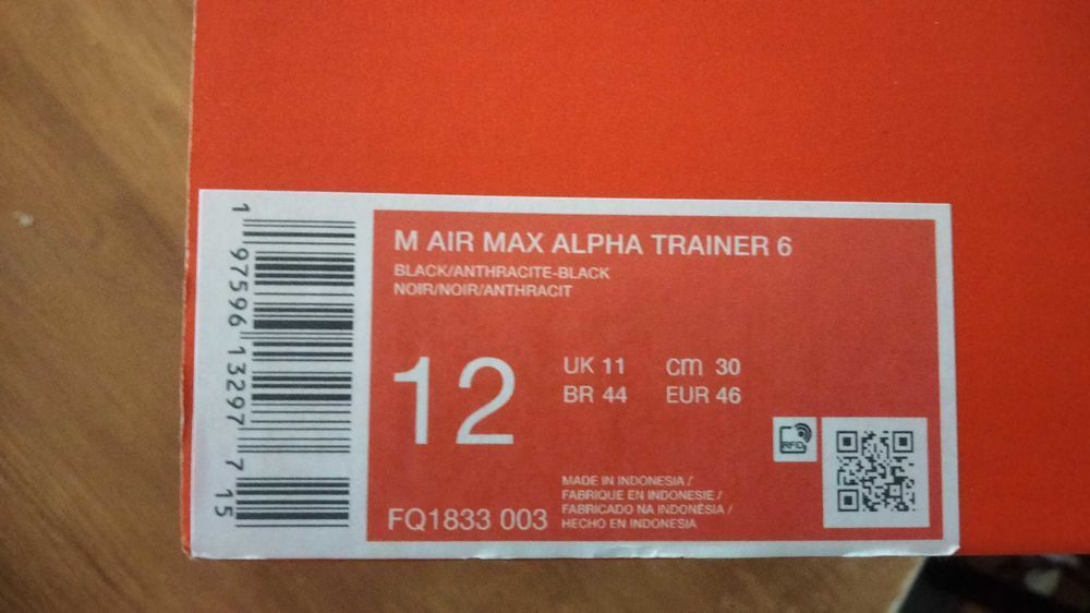 basket Nike air max trainer 6 taille 46 Chaussures