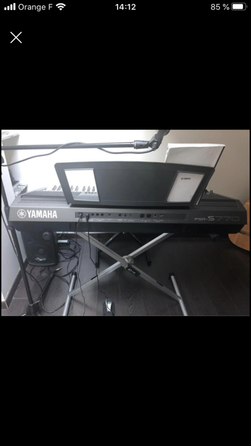 Yamaha PSR S770 Instruments de musique