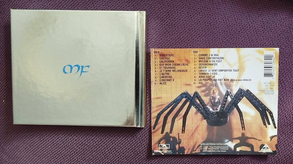 Double CD Myl&egrave;ne Farmer 1997 (Live &agrave; Bercy) CD et vinyles