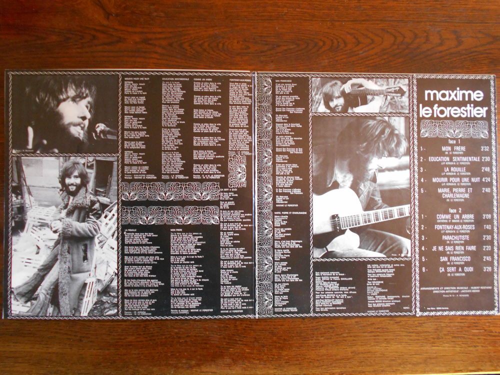 33 tours de Maxime Le Forestier. CD et vinyles