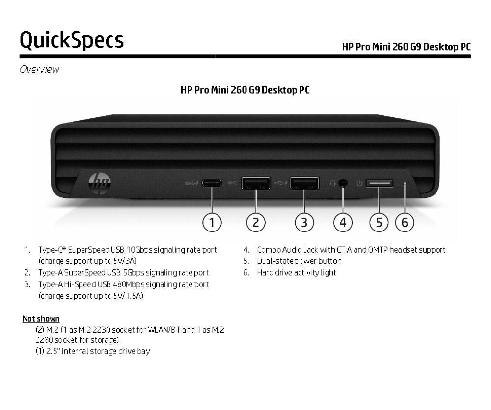 *HP 260 G9 DESKTOP MINI N EUF* Mat�riel informatique
